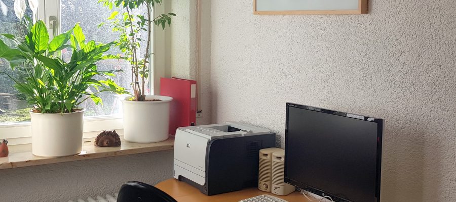 Arbeitsplatz mit PC