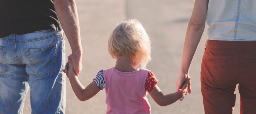 Blick auf Familie
