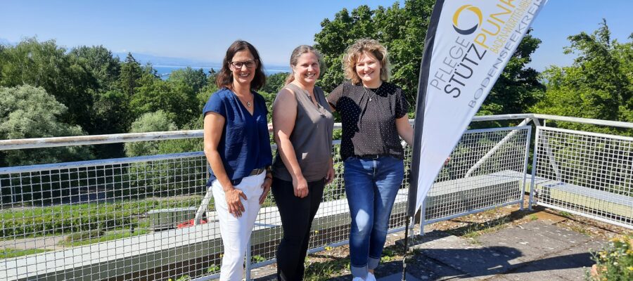 Blick auf das Team vom Pflegestützpunkt Bodenseekreis